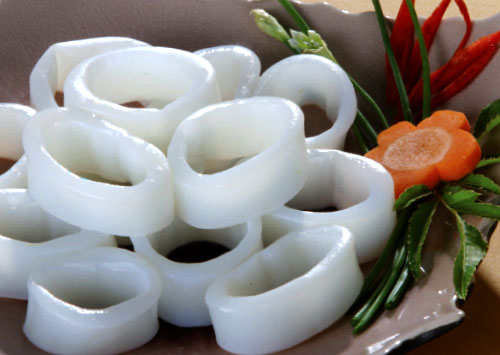 Skinless Squid ring<br />Weight: 1kg<br />Carton: 1kg  x 10 packs  = 10kg<br />